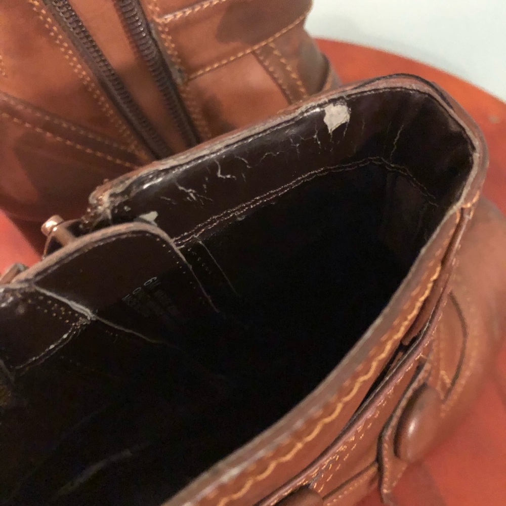 Naturalizer Marloe Brown Distressed Booties - 6m View 3